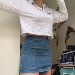 Brandy Melville white crop top